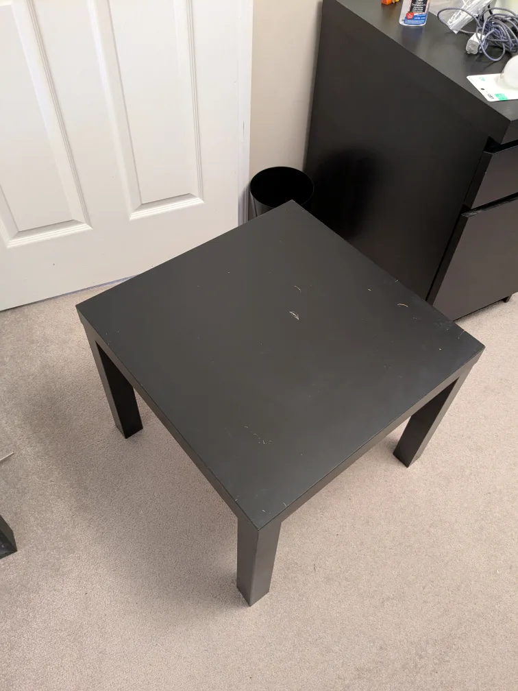 Black Side Table
