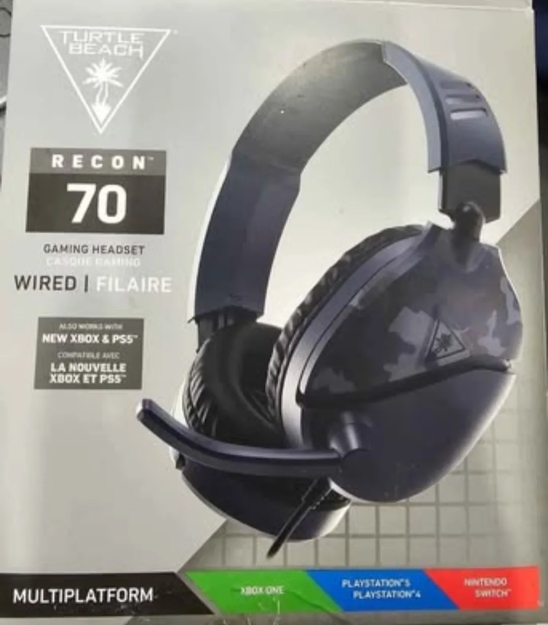 BNIB Turtle Beach Recon 70 Multi Platform Gaming Headset thumbnail