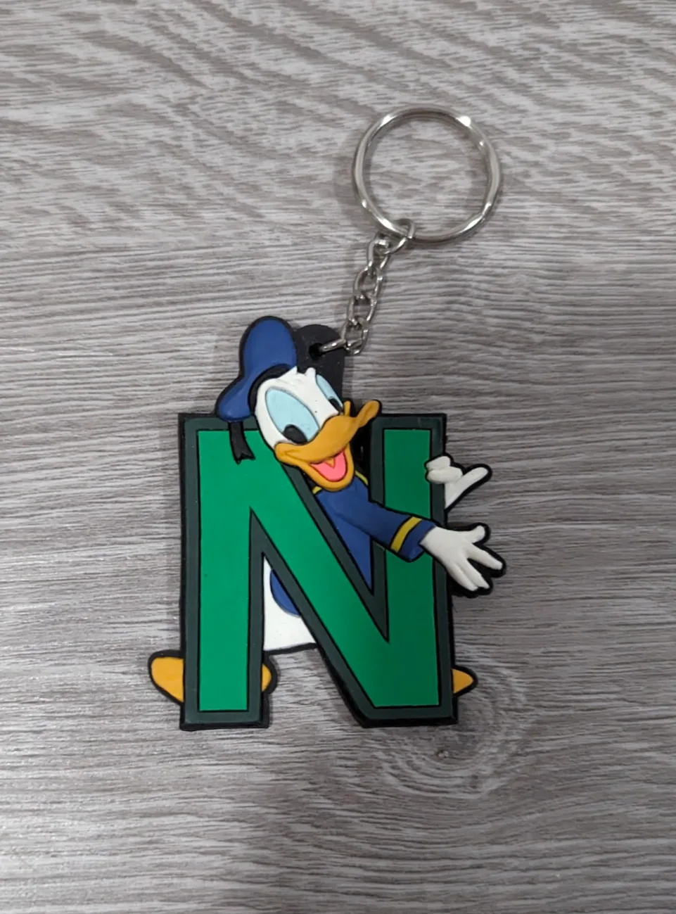 Donald Duck 'N' Initial Keychain thumbnail