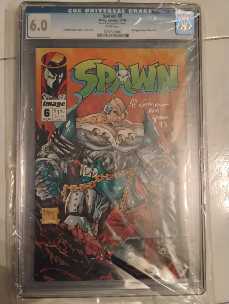 Spawn 5 Image Comics November 1992 Graded CGC 6.0 Comic Book thumbnail