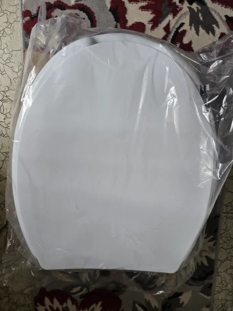 NEW in Box, 4" Toilet Seat Risers for Seniors with Lid ...sealed image indicator(4)