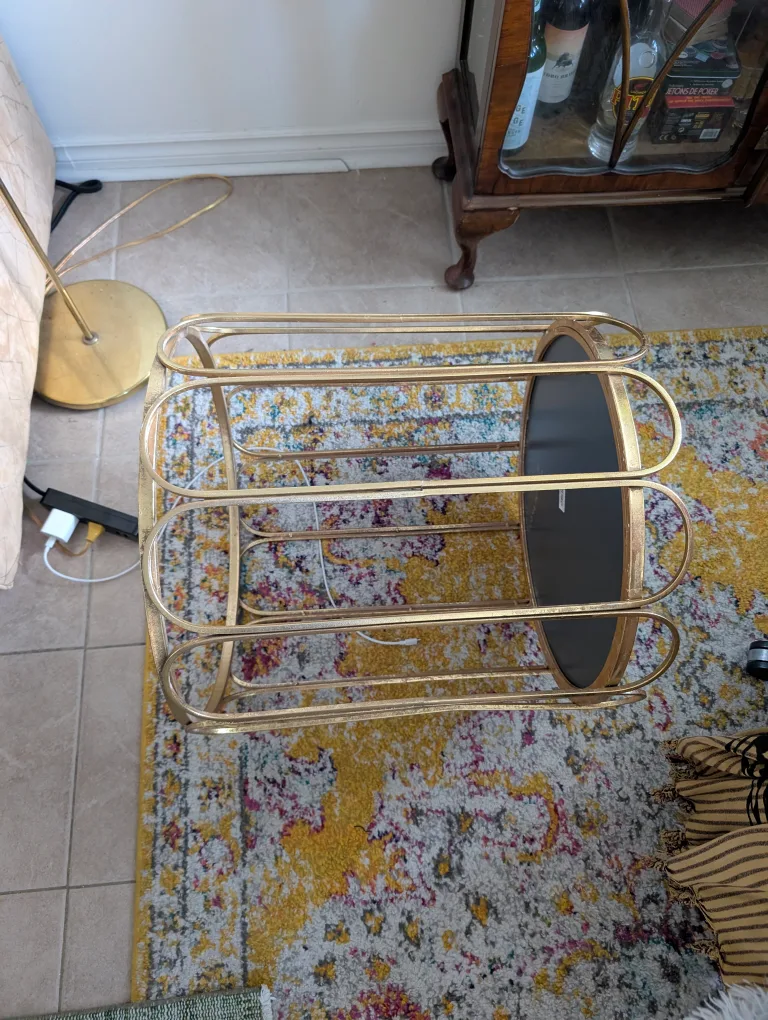 Gold Metal Accent Table image indicator(3)