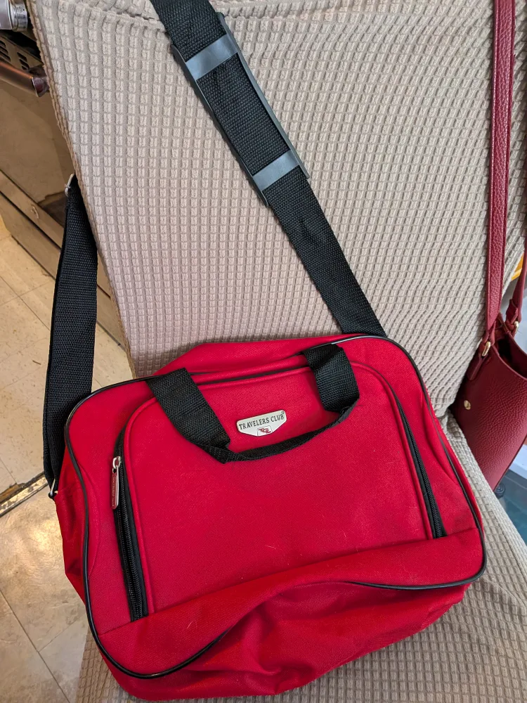 Travelers Club Red Carry-on Bag thumbnail