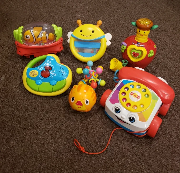 Mixed Lot of Baby Toys - Fisher-Price, VTech thumbnail