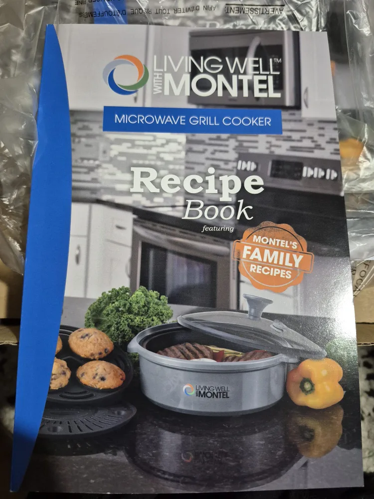 Living Well With Montel Microwave Grill Cooker thumbnail
