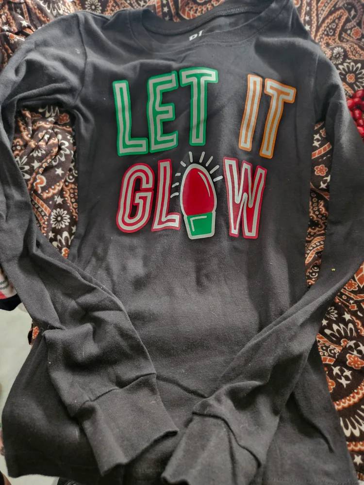 PJ Place Size 10 Let It Glow Shirt thumbnail