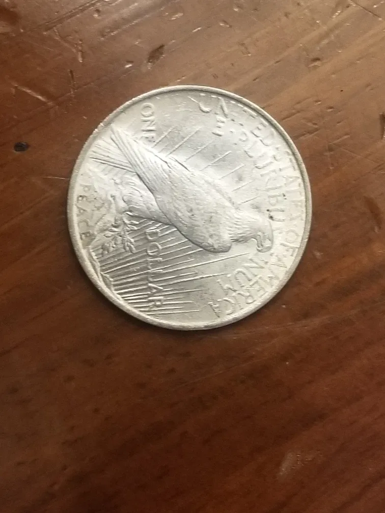 1923 US Peace Silver Dollar thumbnail