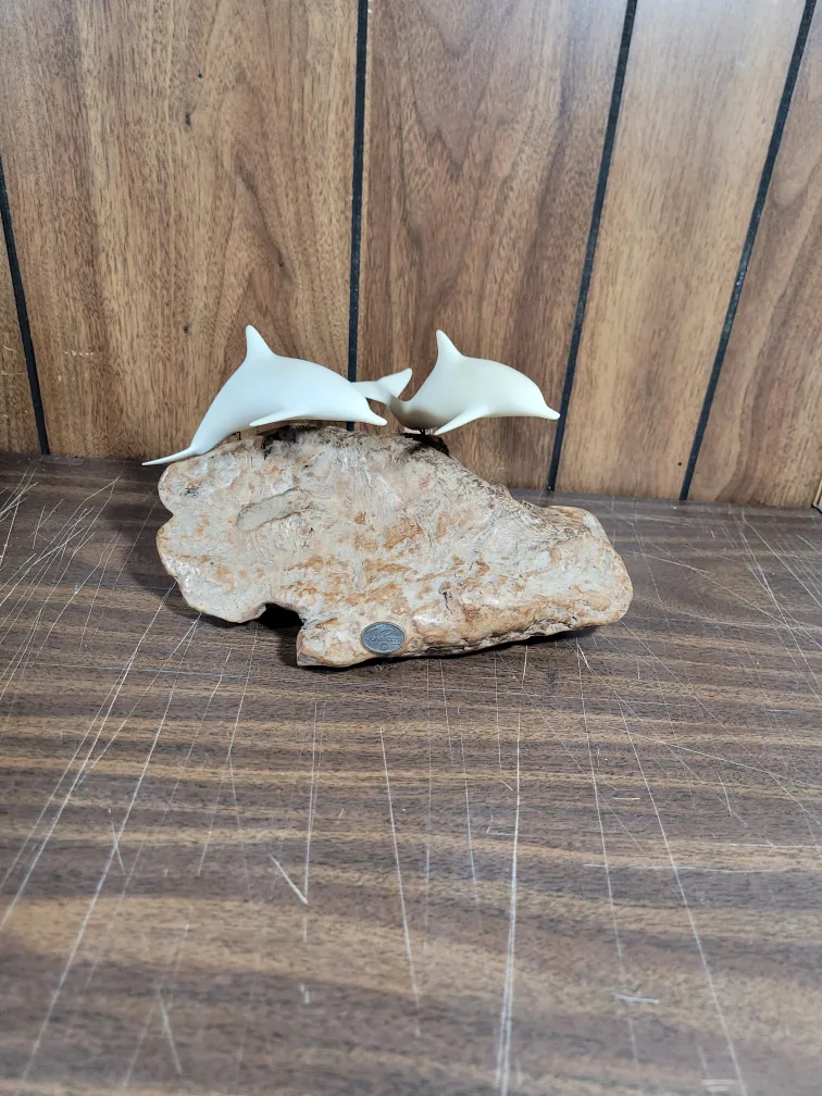 John Perry Dolphin Sculpture thumbnail