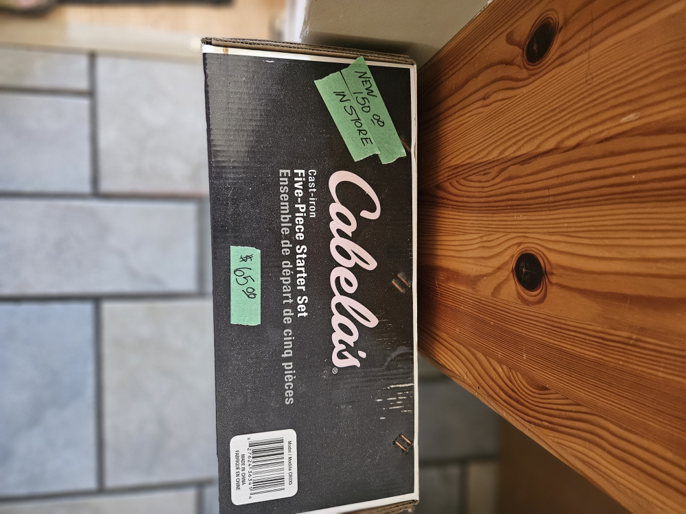 New Cabela's Cast-Iron Five-Piece Starter Set - photo 2