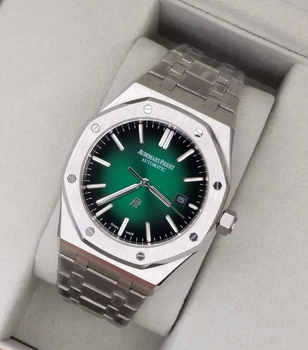 Audemars Piguet Automatic Green Dial Watch thumbnail