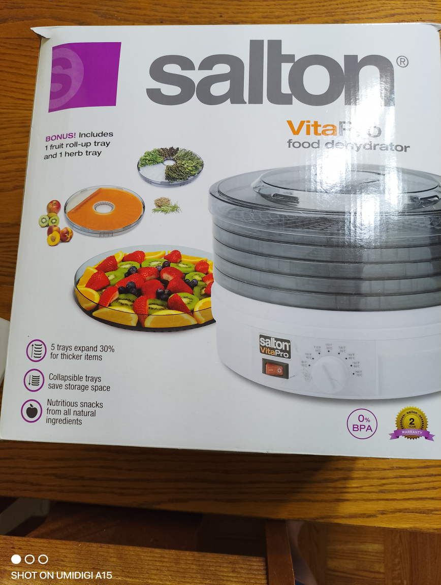 Salton VitaPro Food Dehydrator DH1454 - New in Box