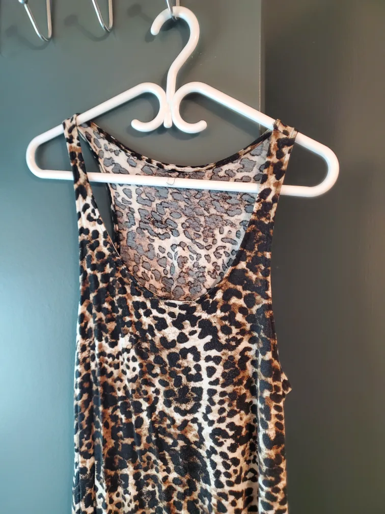 H&M Leopard Print Maxi Dress image indicator(3)