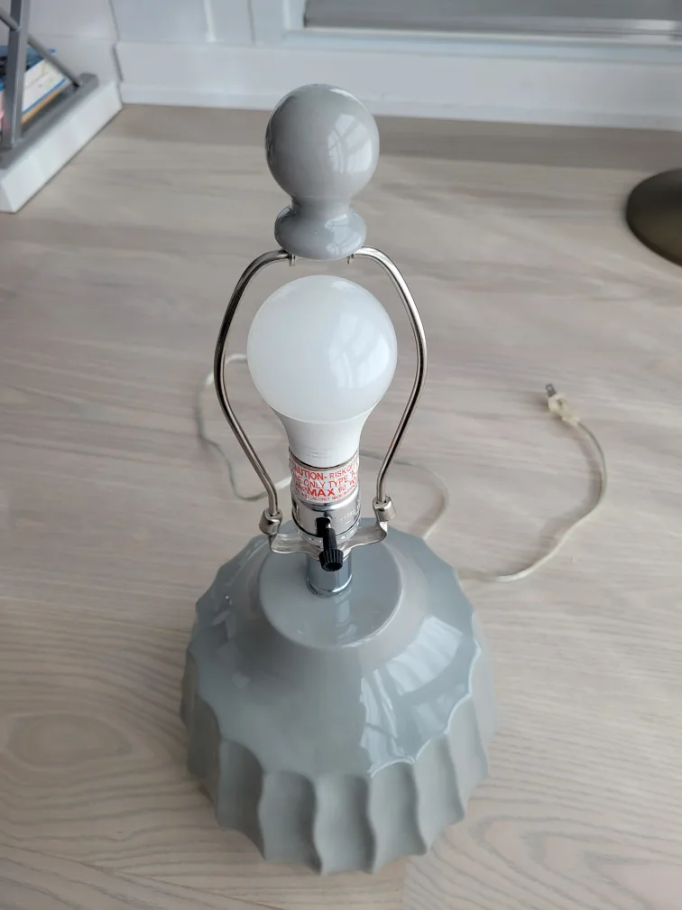 Grey Table Lamp thumbnail