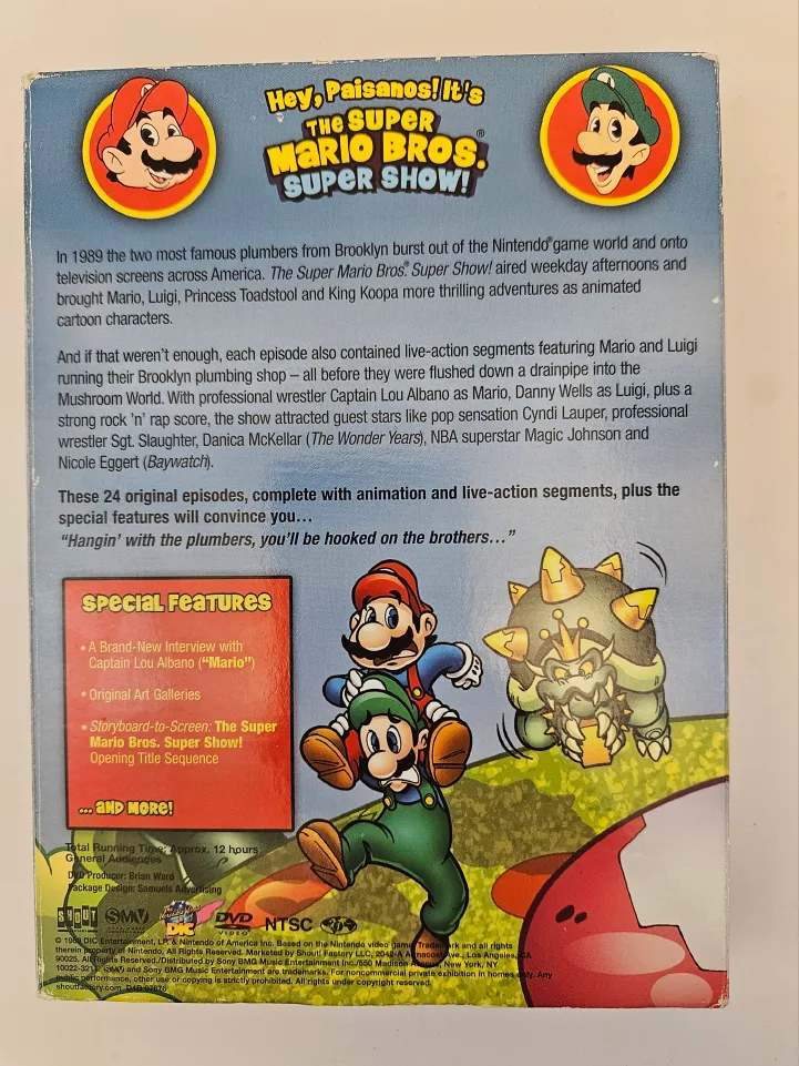 The Super mario bros Super show DVD image indicator(2)