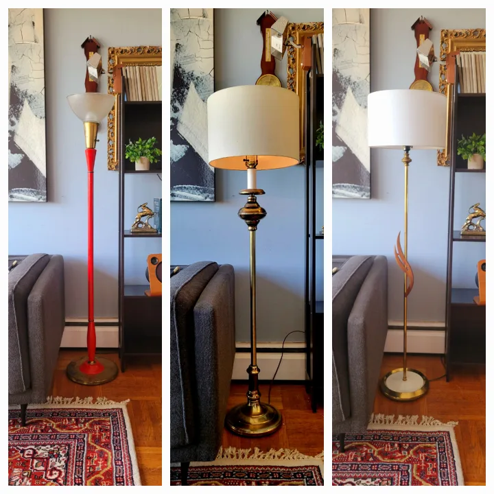 Selection of Vintage Floor Lamps thumbnail