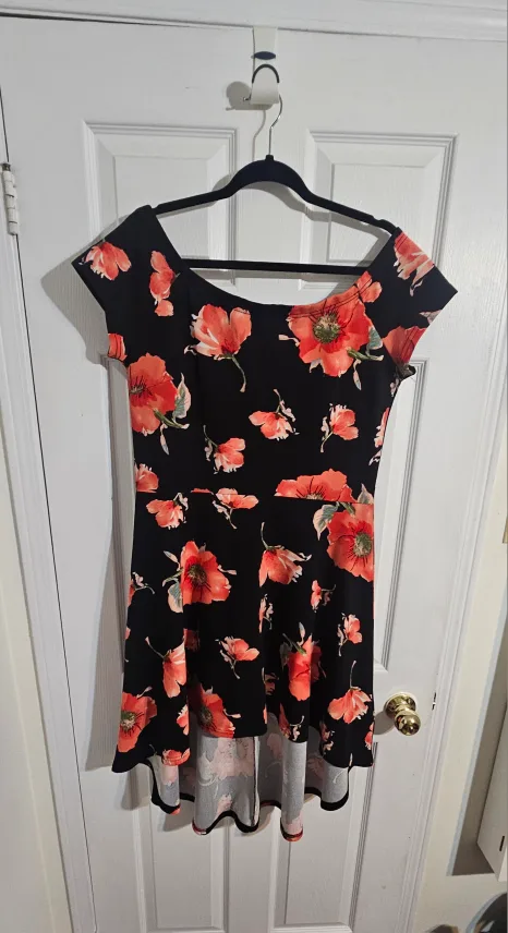 Floral Print Hi-Lo Dress thumbnail