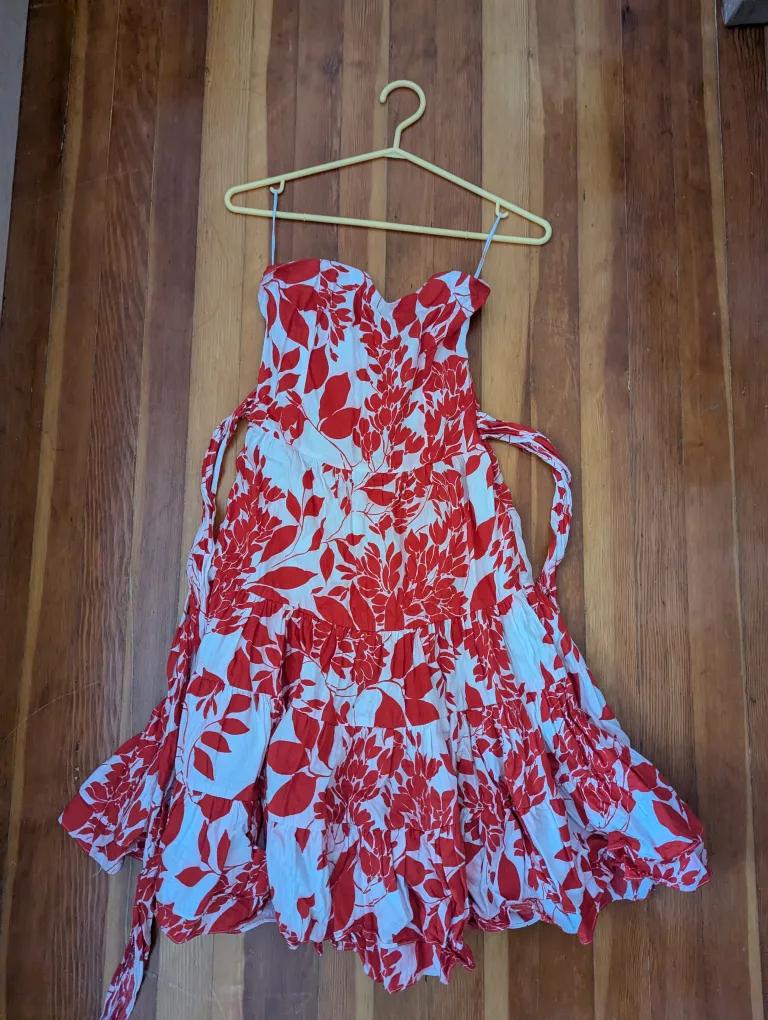 Zara Basic Strapless Dress - Size M thumbnail