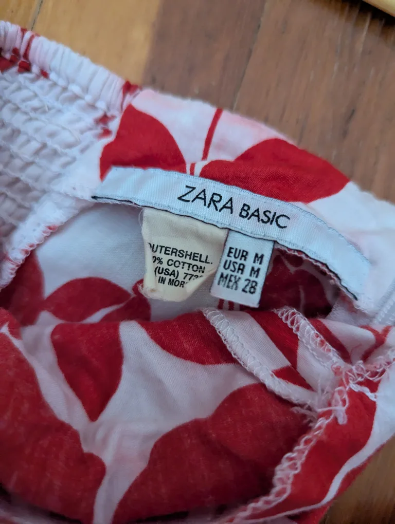 Zara Basic Strapless Dress - Size M image indicator(2)