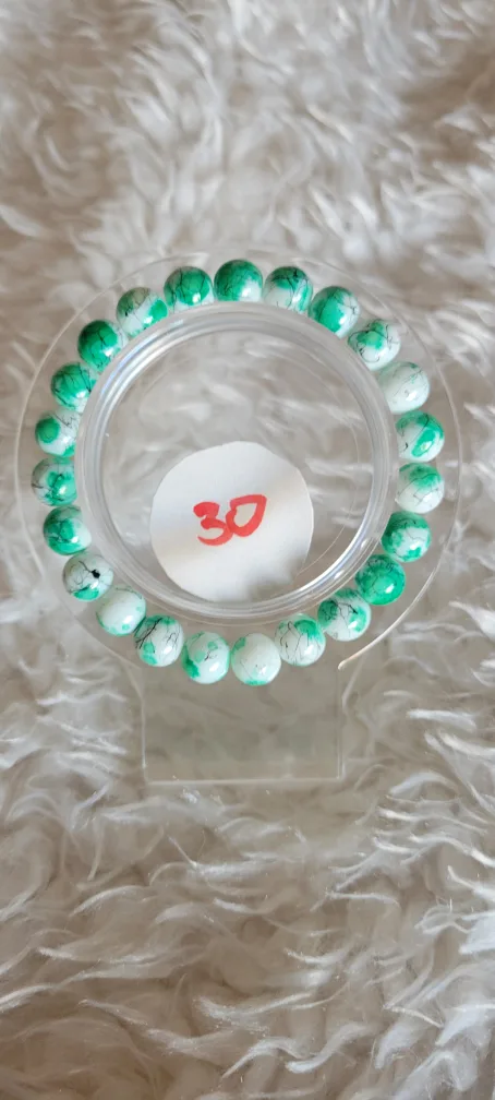 Buy 2 Get 1 FREE! Handmade Glass Bracelet with Charms (Batch 4) image indicator(3)