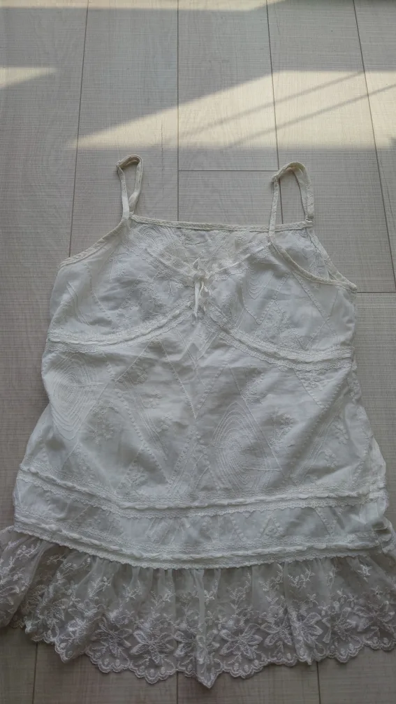 White Lace Cami Top thumbnail