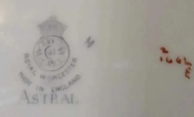 Royal Worcester "Astral " Set for 5 with Extras image indicator(9)