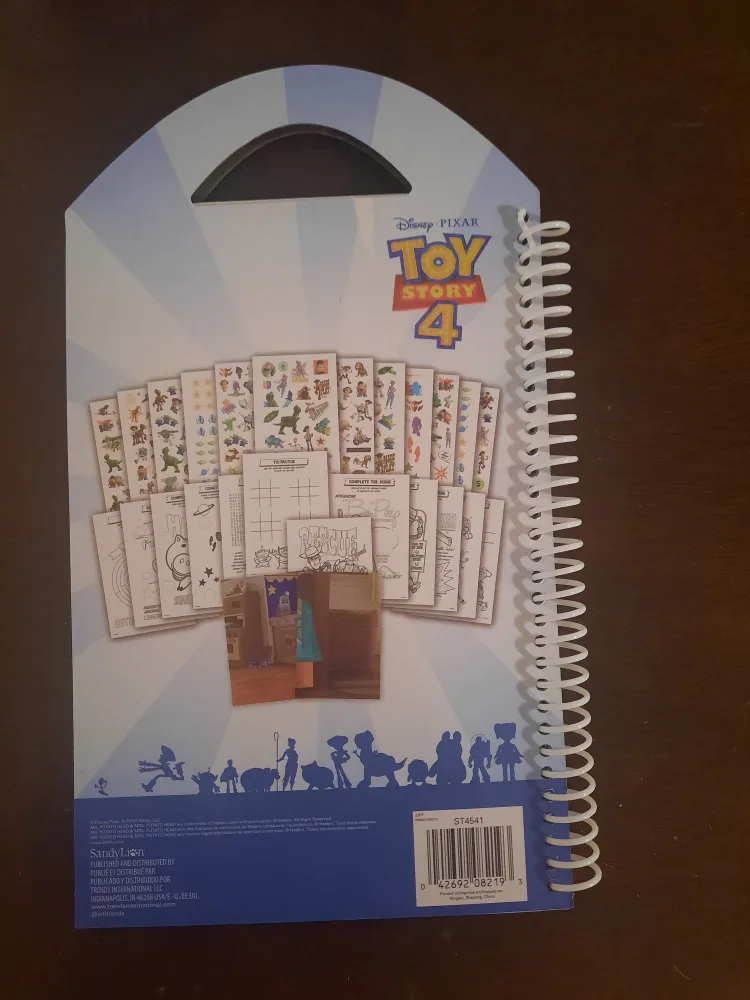 Disney Pixar Toy Story 4 Sticker Travel Book image indicator(2)