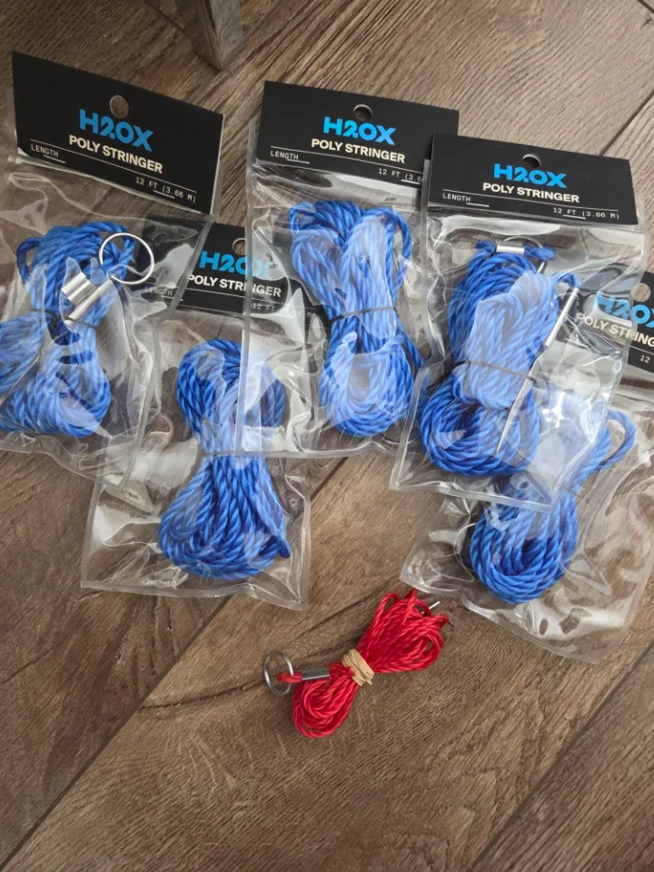 🇨🇦 6 New fishing H2OX Poly Stringer 12 FT (3.66 M) thumbnail