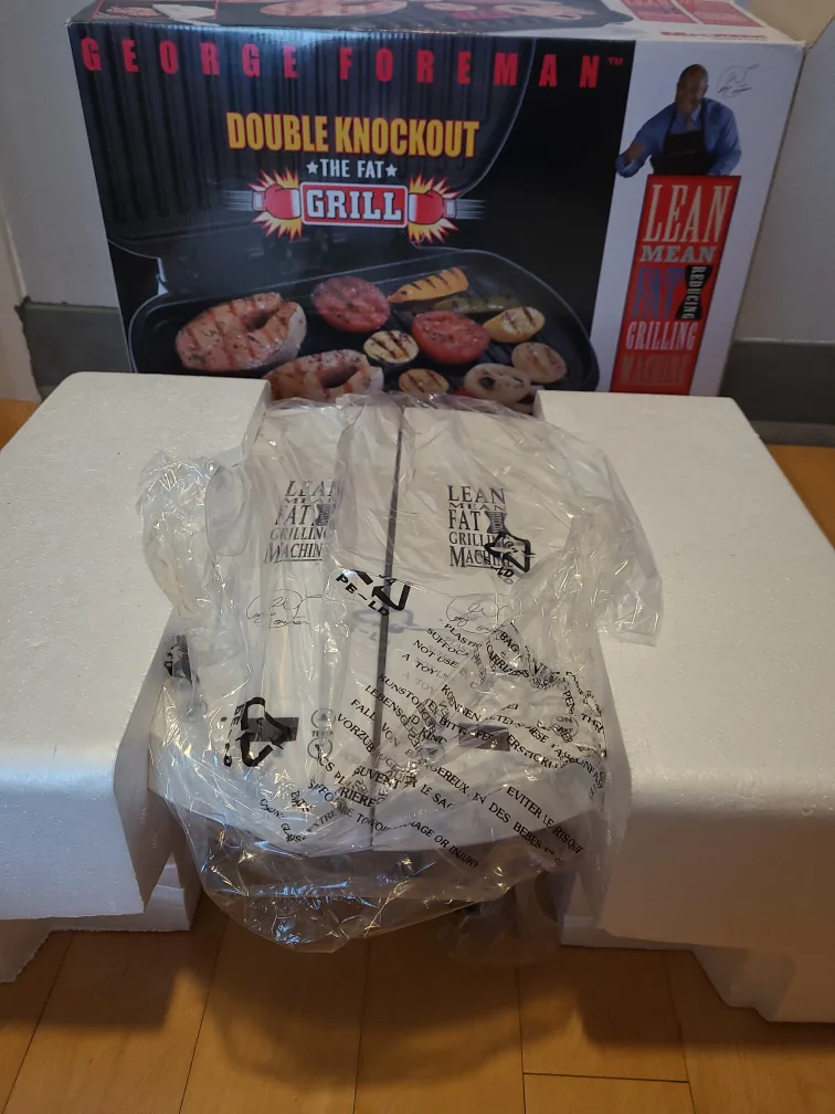 George Foreman Double Knockout Grill - New! image indicator(2)