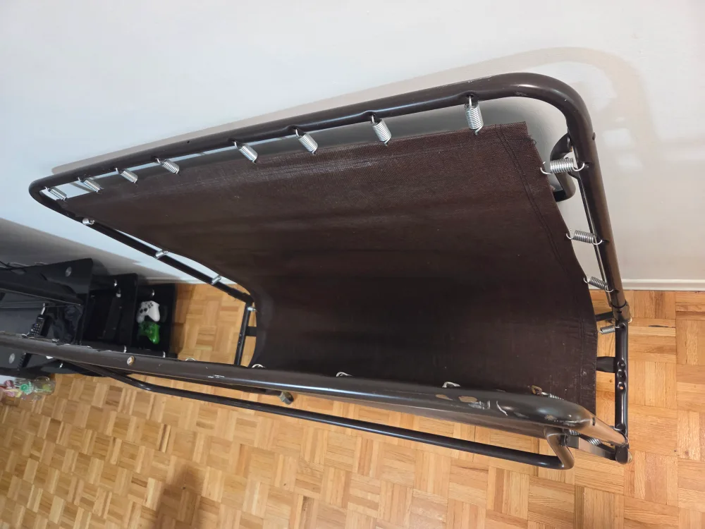 Folding Bed Frame - Brown size double image indicator(2)