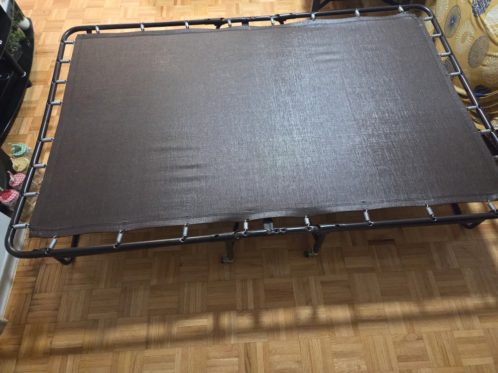 Folding Bed Frame - Brown size double image indicator(3)