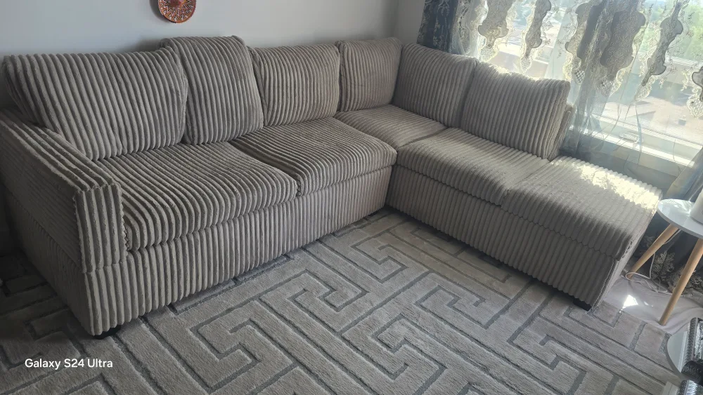 Corduroy Sectional Sofa image indicator(2)