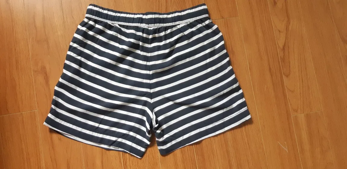 George Striped Shorts - Blue & White image indicator(3)