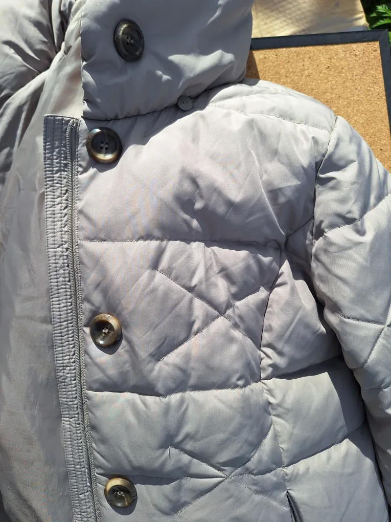 Alia XL Quilted Jacket - Beige 🇨🇦 (Kit Cat Club rescue) thumbnail