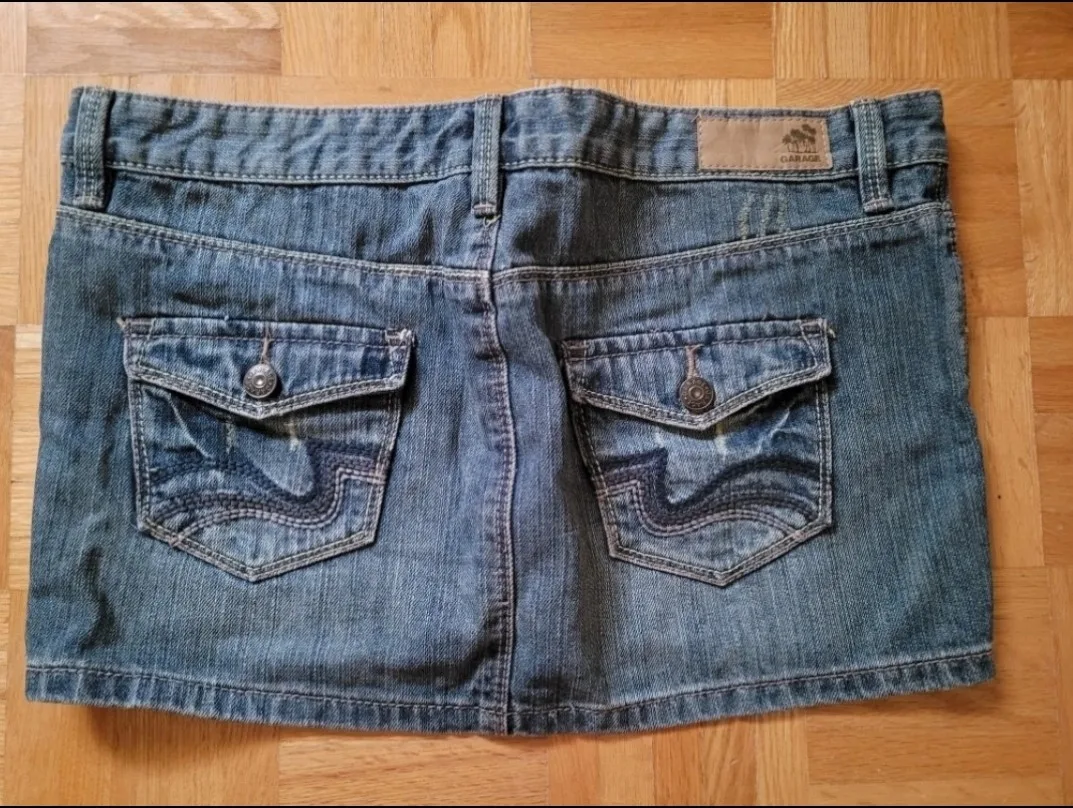 🇨🇦 Garage Denim Mini Skirt image indicator(2)