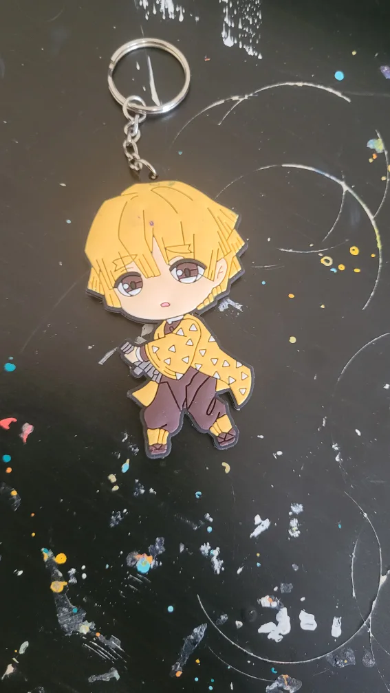 Zenitsu Agatsuma Demon Slayer Keychain thumbnail