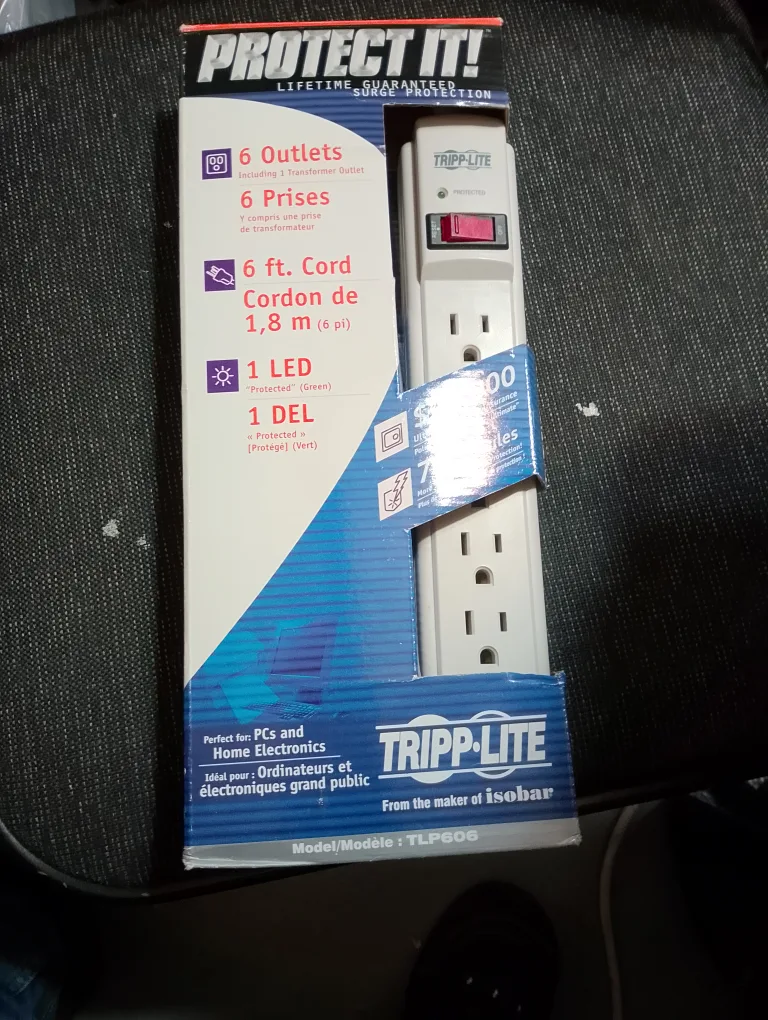 Tripp Lite TLP606 Surge Protector - 6 Outlets thumbnail