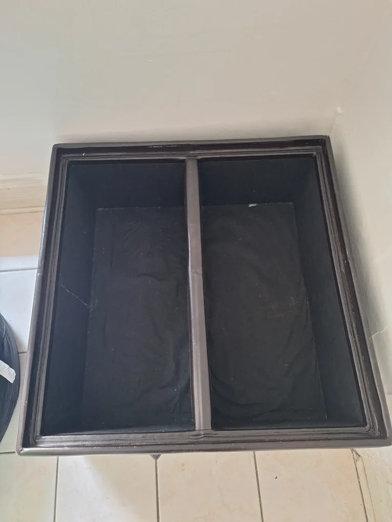 Dark Brown Storage Ottoman image indicator(2)