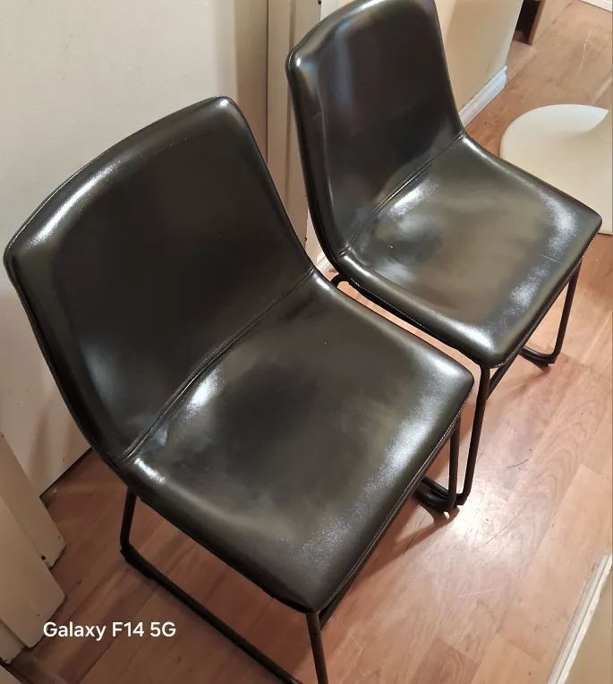 Pair of Black Chairs thumbnail