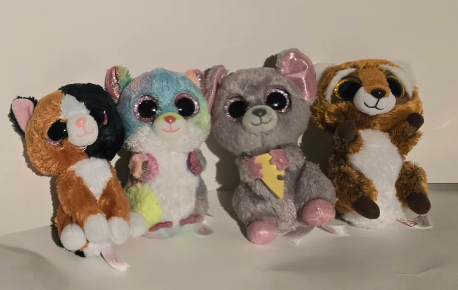 Ty Beanie Boos Plush Toys - Set of 4 thumbnail