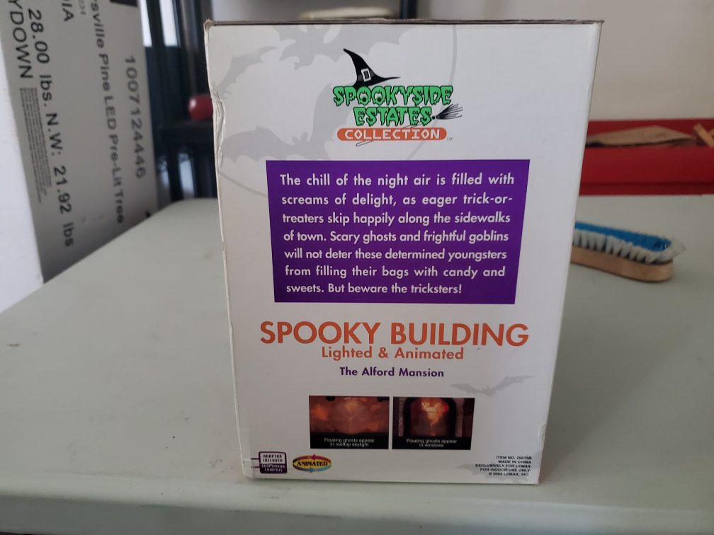 Spookyside Estates Lighted Animated Alford Mansion