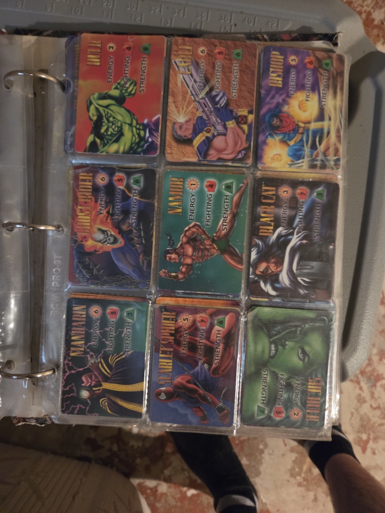 Marvel Trading Cards Lot
