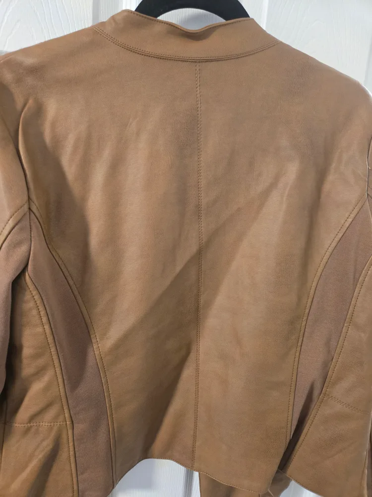 Ricki's Brown Faux Leather Jacket - Size L image indicator(6)