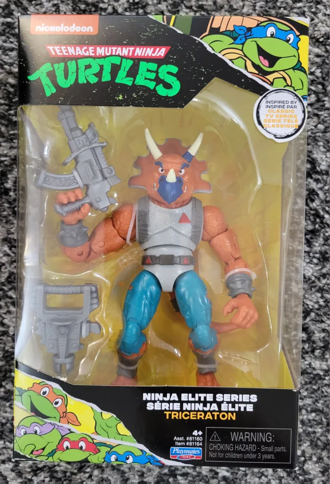 Teenage Mutant Ninja Turtles Triceraton action figure BNIB thumbnail