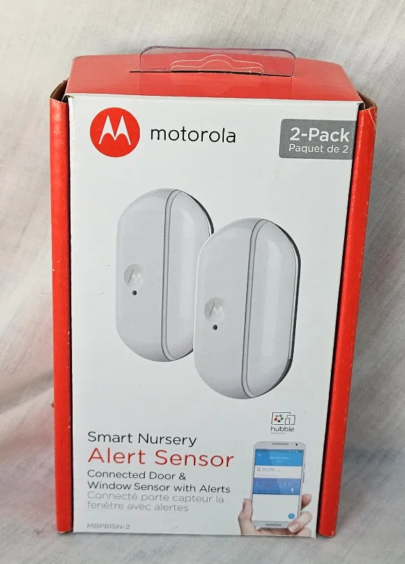 New Motorola Smart Nursery Alert Sensor NBP81SN-2 Connected Door thumbnail