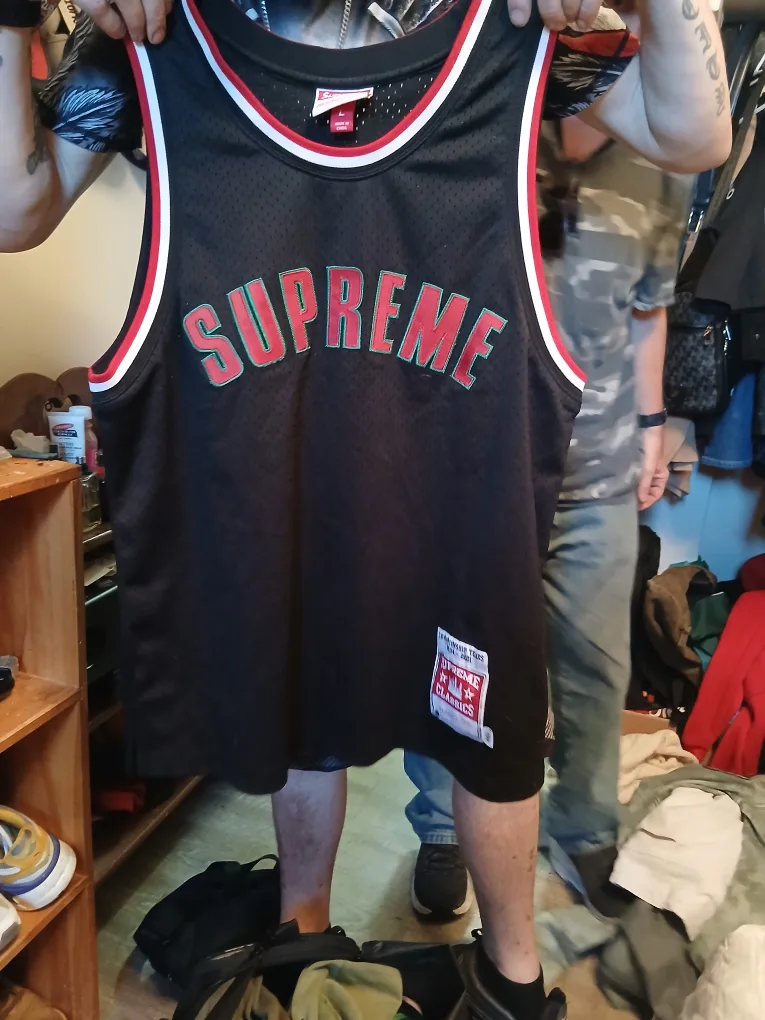 Supreme Mitchell & Ness Nostalgia Co. Basketball Jersey - L thumbnail