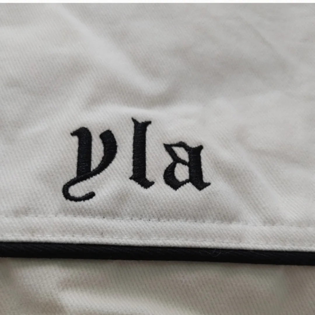 YOUNGLA White Bomber Jacket image indicator(5)