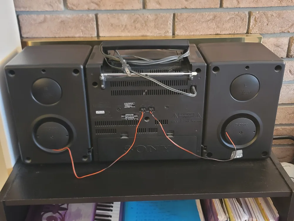 MUST GO BY 7/21! Sony CFD-560 Boombox CD/Cassette Stereo System image indicator(3)