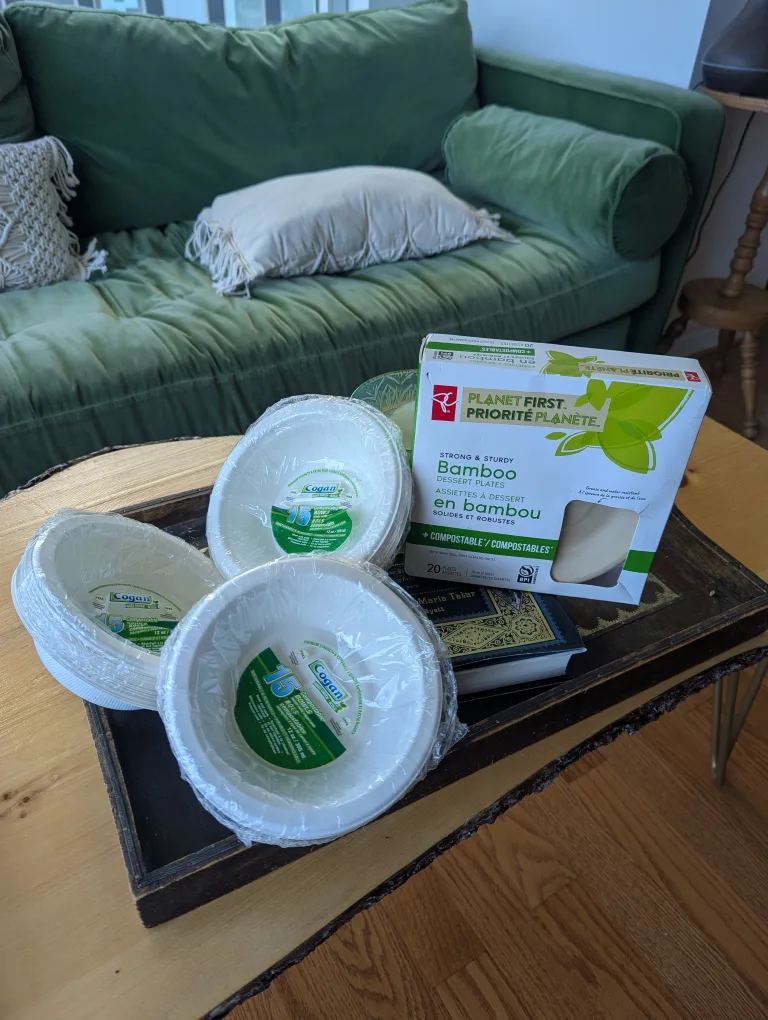 Compostable Dessert Plates and Bowls thumbnail