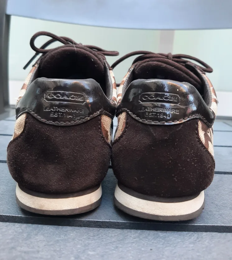 Coach Brown Patterned Sneakers image indicator(3)