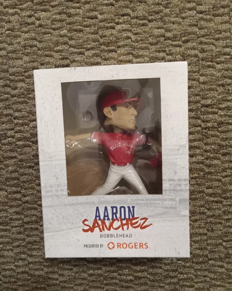 Aaron Sanchez Bobblehead Presented by Rogers thumbnail